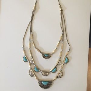 Lucky Brand Turquoise Layered Necklace